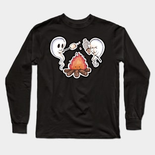 Campfire Ghosts and Marshmallows Long Sleeve T-Shirt